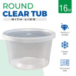 16oz- 450ml Round MW Container - Image 2