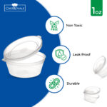 1oz sauce pot + Lids - Image 2