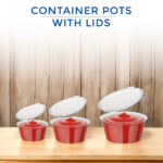 1oz sauce pot + Lids - Image 4