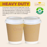 4oz Kraft ripple cups (without lids) - Image 5