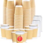 4oz Kraft ripple cups (without lids)