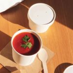 Paper Soup Cup+Lid (453ml/16oz) White - Image 4