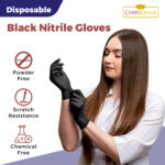 Black Nitrile gloves - Image 3