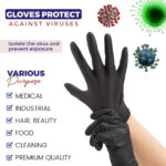 Black Nitrile gloves - Image 5