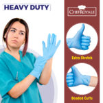 Blue Nitrile gloves - Image 4