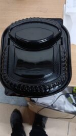 Two-Compartment Meal Prep Container with Clear PP Lids - Image 4