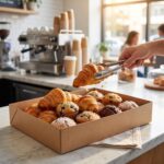 CHEF ROYALE 5-Pack Bakery Boxes without Window Lids, XL Brown Cookie Boxes, Cardboard Treat Packaging for Pastries, Donuts, Macarons, Cakes, and Chocolate Covered Strawberries - Image 2